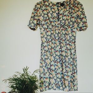 ☕️Kate Moss Topshop Floral Tea Dress